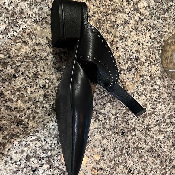 Sol Sana Black Studded Flats- Like New / With Box - Picture 7 of 9